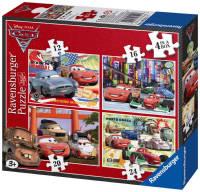 Ravensburger 4 en 1 puzzle Disney Cars 2 | Kadolog
